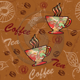 Coffee - Patterned HTV (16 Designs) - ScriptDesigns - 5