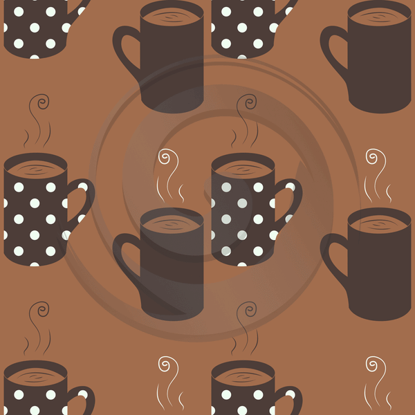 Coffee - Patterned HTV (16 Designs) - ScriptDesigns - 11