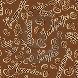 Coffee - Patterned Adhesive Vinyl (16 Designs) - ScriptDesigns - 15
