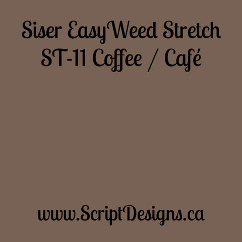 ST11 Coffee - Siser EasyWeed Stretch HTV