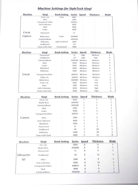 Ultra Metallic Glitter Adhesive Vinyl (Styletech 2000) sizes 12"x12" and up