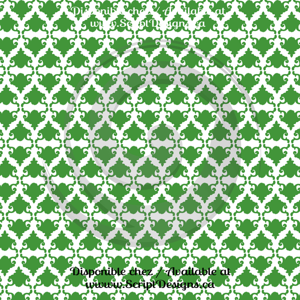 Damask - Patterned HTV (30 Different designs available)