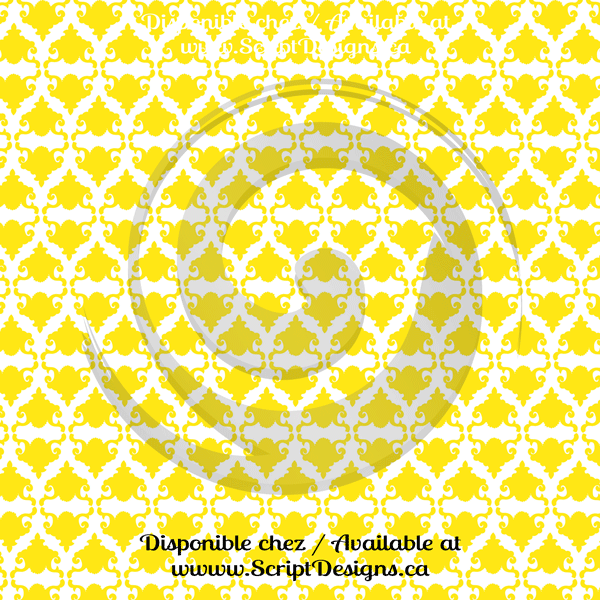 Damask - Patterned Adhesive Vinyl (30 Different designs available)