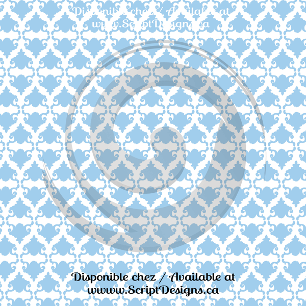 Damask - Patterned Adhesive Vinyl (30 Different designs available)
