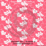 Daisy Hearts - Patterned HTV (8 Different designs available)