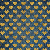 Gold Denim - Patterned Adhesive Vinyl (10 Designs) - ScriptDesigns - 10