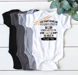 Crazy Mom pour Onesie ou petit enfant - HTV Decal (Iron On)