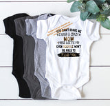 Crazy Mom for Onesie or small child -  HTV Decal (Iron On)