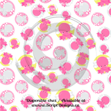 Pink Elephants - Patterned HTV (12 Designs) - ScriptDesigns - 3
