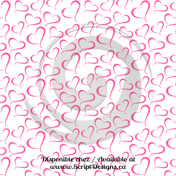 Pink Elephants - Patterned HTV (12 Designs) - ScriptDesigns - 4