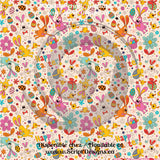 Funky Bunnies  - Patterned Adhesive Vinyl (4 Different Designs)