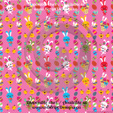 Funky Bunnies - Patterned HTV (4 Different designs available)