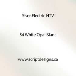 EL 054 Opal White - Siser EasyWeed Electric HTV