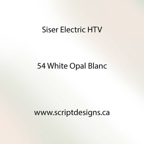 EL 054 Blanc Opale - Siser EasyWeed Electric HTV
