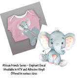 African Friends - Elephant HTV Decal