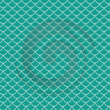 Mermaid Scales - Patterned HTV (11 Colours Available) - ScriptDesigns - 1