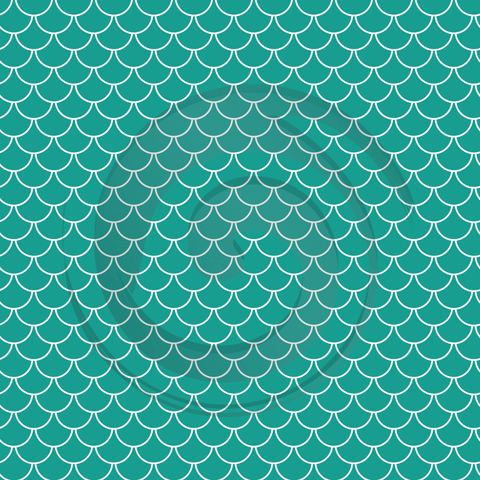 Mermaid Scales - Patterned HTV (11 Colours Available) - ScriptDesigns - 1