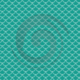 Mermaid Scales - Patterned Adhesive Vinyl (11 Colours Available) - ScriptDesigns - 1