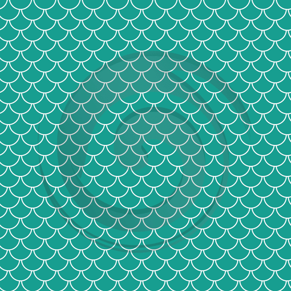Mermaid Scales - Patterned Adhesive Vinyl (11 Colours Available) - ScriptDesigns - 1