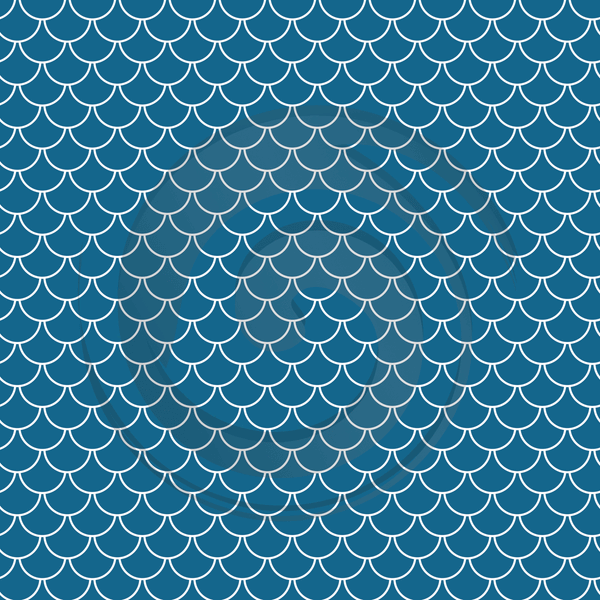 Mermaid Scales - Patterned HTV (11 Colours Available) - ScriptDesigns - 4