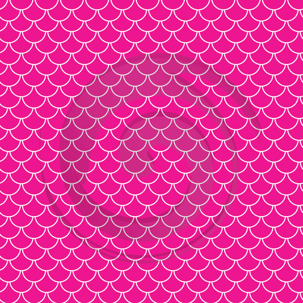 Mermaid Scales - Patterned HTV (11 Colours Available) - ScriptDesigns - 12