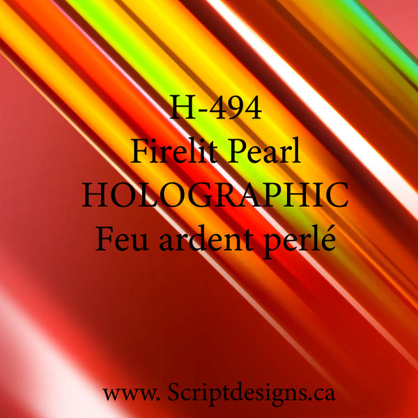 New Holographic Firelit Pearl - Siser Holographic