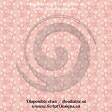 Floral Pink Petite - Patterned Adhesive Vinyl  (12 Designs) - ScriptDesigns - 4