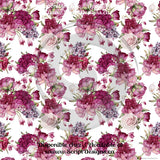 Floral Background - Patterned Adhesive Vinyl  (10 Different designs available)