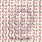 Floral Pink Petite - Patterned Adhesive Vinyl  (12 Designs) - ScriptDesigns - 2