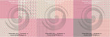 Floral Pink Sampler - Patterned Adhesive Vinyl - 12 designs included - ScriptDesigns - 1