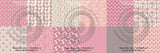 Floral Pink Sampler - Patterned Adhesive Vinyl - 12 designs included - ScriptDesigns - 2