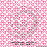 Fushia Hearts - Patterned HTV (10 different designs available)