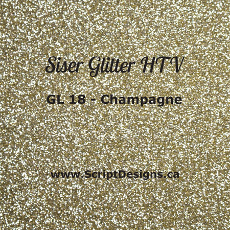 GL-18 Champagne - Siser Glitter HTV