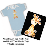 African Friends - Giraffe HTV Decal