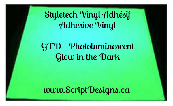 Glow in the Dark Adhesive Vinyl