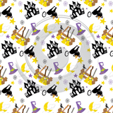 Halloween Ghosts and Bats - Patterned Adhesive Vinyl (10 Designs) - ScriptDesigns - 10