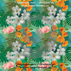 Hawaii Tropical Petite / Jurassic - Patterned HTV (14 Different designs available)