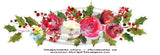 Watercolour Flowers Decals (HTV / Iron On) - Holly Jolly Collection (6 models available)