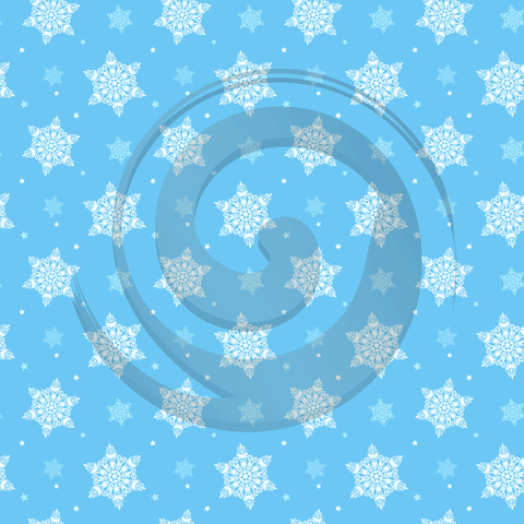 Snowflakes - Patterned Adhesive Vinyl (12 Designs) - ScriptDesigns - 1