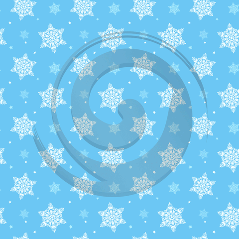 Snowflakes  - Patterned HTV (12 Designs) - ScriptDesigns - 1