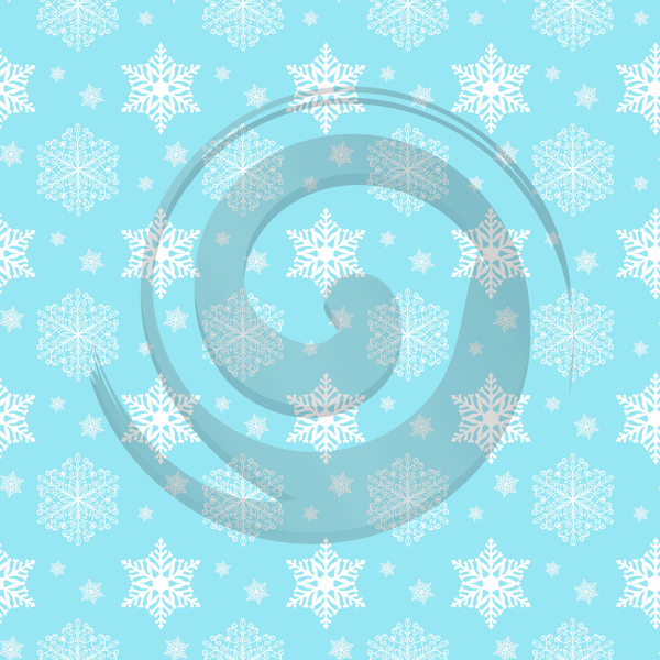Snowflakes - Patterned Adhesive Vinyl (12 Designs) - ScriptDesigns - 10