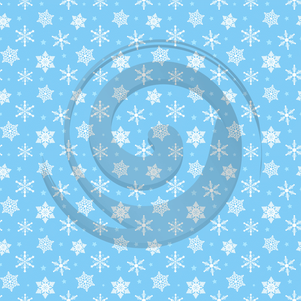 Snowflakes  - Patterned HTV (12 Designs) - ScriptDesigns - 11