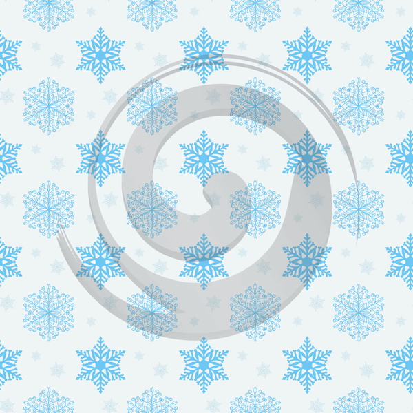 Snowflakes - Patterned Adhesive Vinyl (12 Designs) - ScriptDesigns - 3