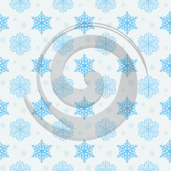 Snowflakes  - Patterned HTV (12 Designs) - ScriptDesigns - 3