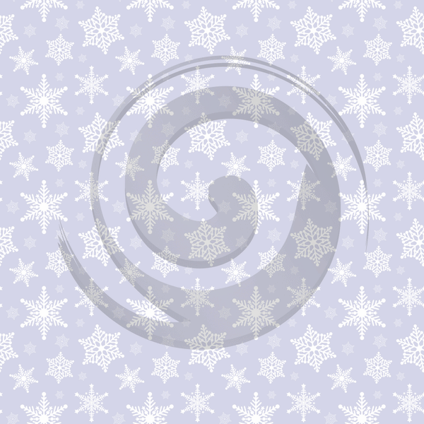 Snowflakes - Patterned Adhesive Vinyl (12 Designs) - ScriptDesigns - 4