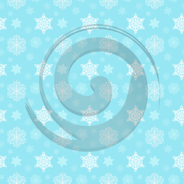 Snowflakes - Patterned Adhesive Vinyl (12 Designs) - ScriptDesigns - 5