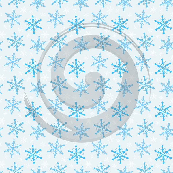 Snowflakes - Patterned Adhesive Vinyl (12 Designs) - ScriptDesigns - 6