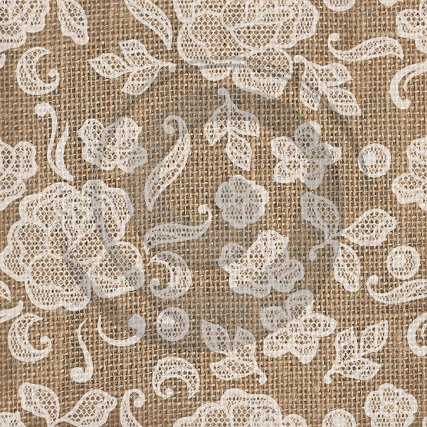 Lace, Denim & Burlap - Patterned Adhesive Vinyl (12 Designs) - ScriptDesigns - 10