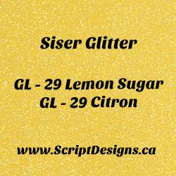 GL-29 Sucre Citron - Siser Glitter HTV