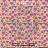 Love - Patterned Adhesive Vinyl (8 Different designs available)